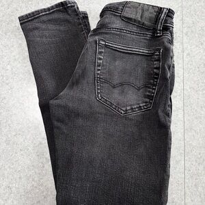 Mens American Eagle Outfitters Slim Jeans Washed Black Size 28 Next Level Flex